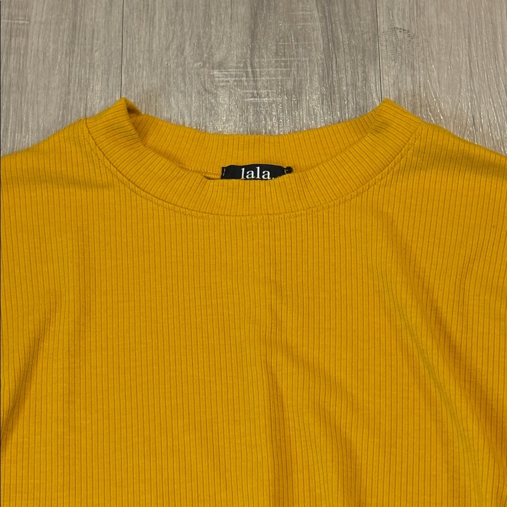 Dressed in Lala Lex Ribbed Playsuit Tunic TOP ONLY - Picture 5 of 14